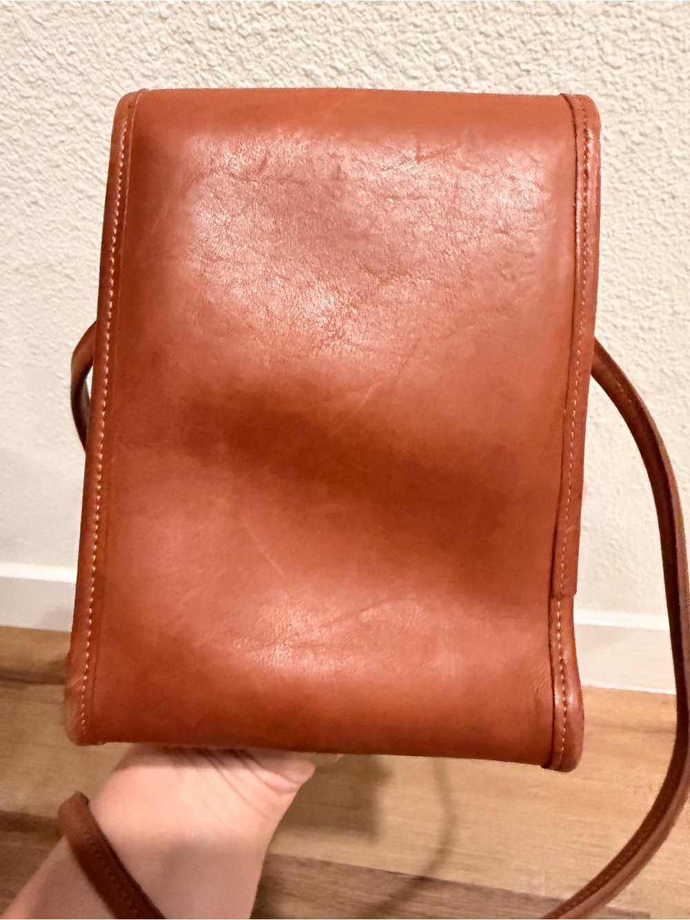 Vintage Coach Scooter Crossbody Bag Brown - Picture 2 of 13